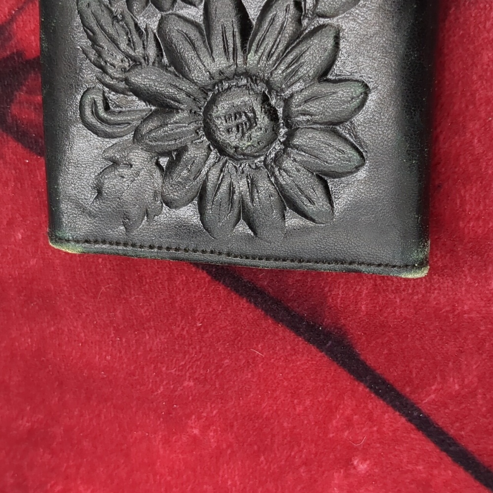 Floral Mexican Leather Wallet - Picture 12 of 12